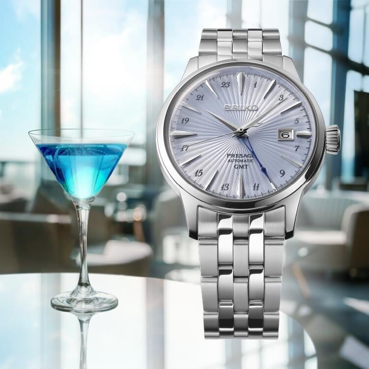 Seiko Presage Cocktail GMT SSK037J1 Erkek Kol Saati SSK037J